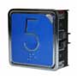 Button 55 x 55 landing “5”