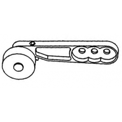 Lever with lock wheel Kronenberg DLF1/7