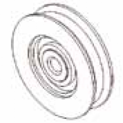 Slow cart upper wheel ø 50 mm