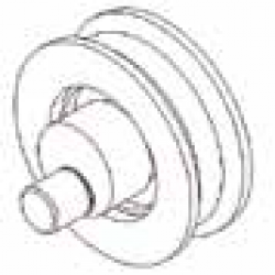 Slow cart lower wheel ø 38 mm