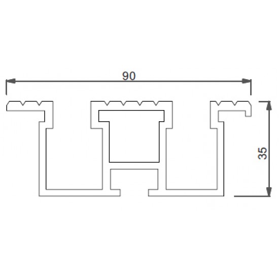 ALUMINIUM SILL 19210 2PT-4PC
W=1992gr/m - C00000000020