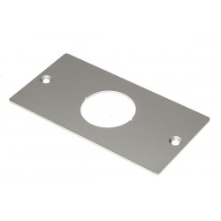 05/44.060-10 LOP PLATE 1 HOLE FOR PUSH BUTTON BST (TYPE Altura-Gold)