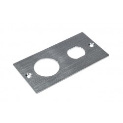 05/44.060-17 INOX LOP PLATE LIGHT + EUROKEY (TYPE Altura-Gold)
