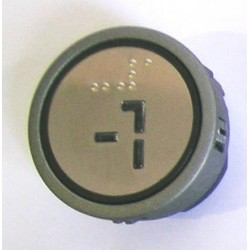 07/23.158 ROUND PUSH BUTTON Braille ”-1” (TYPE Orion-Gulliver)