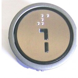 07/23.162 ROUND PUSH BUTTON Braille ”1” (TYPE Orion-Gulliver)