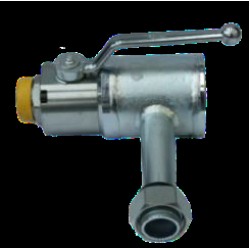 8H300150: Surveyable filter with shut-off valve FR 200 and fitting Ø 2’’ GAS (115mm tang), TYPE - HM, HE