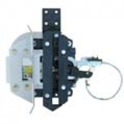 Aluminium Skate with car door locking device EN81 IP20 (door "L") (skate arms working length 185mm) (K1-2-3L)