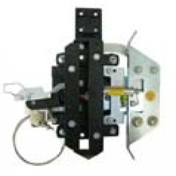 Aluminium Skate with car door locking device EN81 IP54 (door "R") (skate arms working length 185mm) (K1-2-3R)