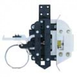 Aluminium Skate with car door locking device EN81 IP20 (door "Z-R") (skate arms working length 185mm) (K2-4-6Z - R)