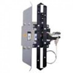 Aluminium Skate with car door locking device EN81 IP20 (door "L") (skate arms working length 485mm) (K1-2-3L)