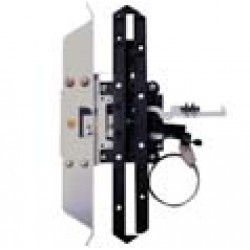 Aluminium Skate with car door locking device EN81 IP20 (door "Z-L") (skate arms working length 485mm) (K2-4-6Z - L)