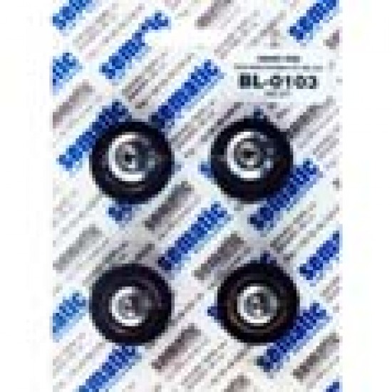 2 x C056AACX: Upper roller for aluminium retractable skate (with eccentric) and 2 x C056AADX: Lower roller for retractable skate (without eccentric) - BL-0103
