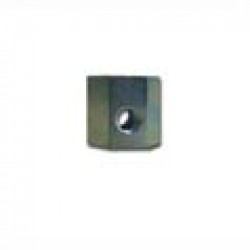 Adjustable carriage rubber buffer block